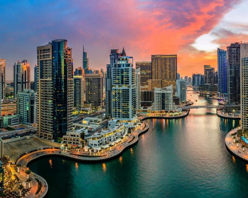 Dubai Middle East Sunset